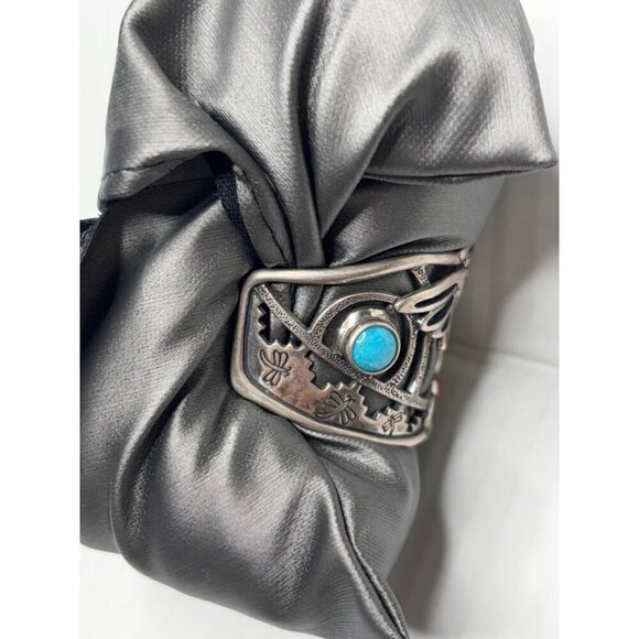 FRITZ CASUSE X CAROLYN POLLACK Vintage Multi Stone Sterling Silver Cuff Bracelet - Picture 6 of 14